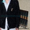 Saint Laurent - 23FW Silver Wool Cardigan Sweater