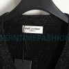 Saint Laurent - 23FW Silver Wool Cardigan Sweater