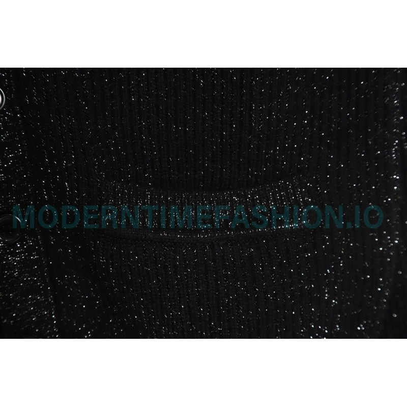 Saint Laurent - 23FW Silver Wool Cardigan Sweater