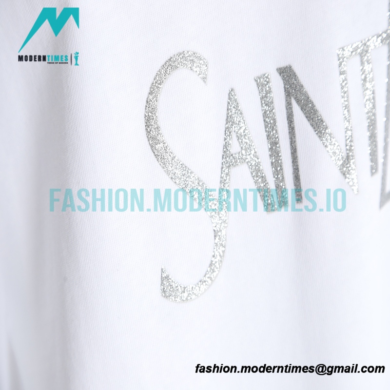 Saint Laurent - 23FW Lettered Print Short-sleeved T-shirt