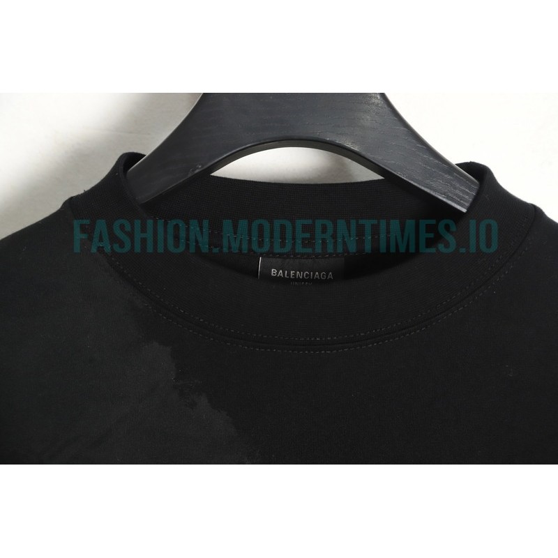 Balenciaga - 23FW Mud Dyed Sanskrit Base Long Sleeve T-shirt Balenciaga - 23FW Mud Dyed Sanskrit Base Long Sleeve T-shirt