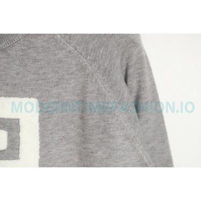 Givenchy - 23ss Latest Sweater Collection Flocked Logo crewneck sweater