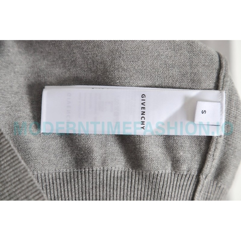 Givenchy - 23ss Latest Sweater Collection Flocked Logo crewneck sweater Givenchy - 23ss Latest Sweater Collection Flocked Logo crewneck sweater