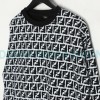 Fendi - 23FW Full Print Double F Print Round Neck Hoodie Fendi - 23FW Full Print Double F Print Round Neck Hoodie