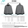 Fendi - 23FW Full Print Double F Print Round Neck Hoodie Fendi - 23FW Full Print Double F Print Round Neck Hoodie