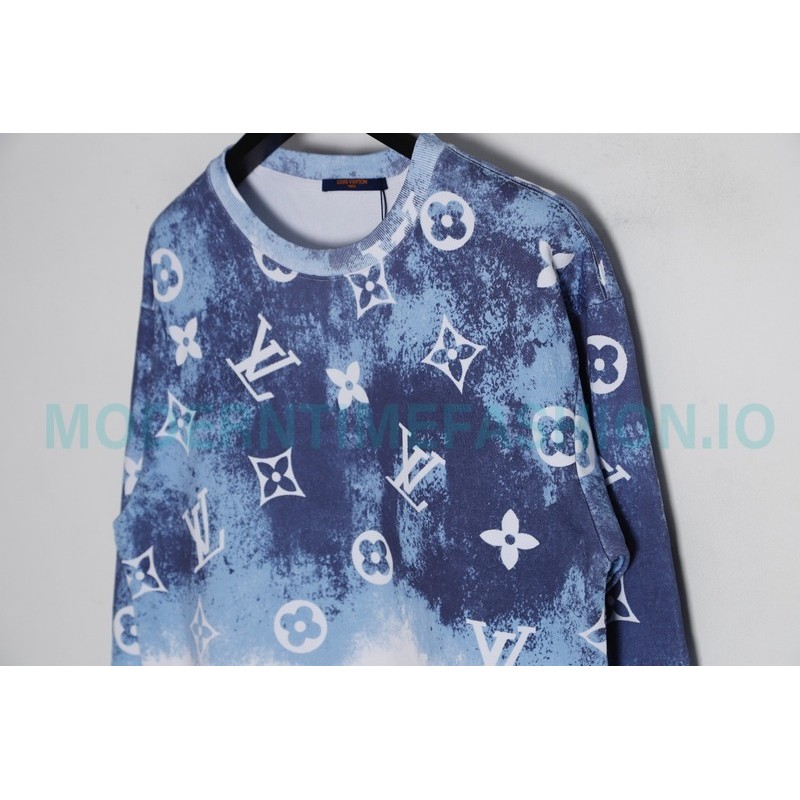 Louis Vuitton - 23FW Star Presbyterian Gradient Crewneck Hoodie Louis Vuitton - 23FW Star Presbyterian Gradient Crewneck Hoodie