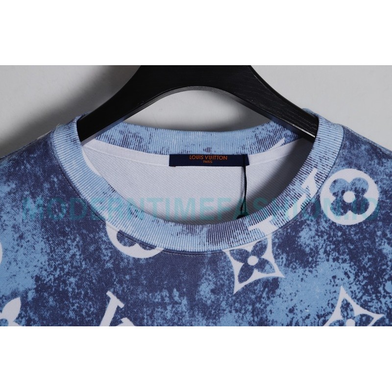 Louis Vuitton - 23FW Star Presbyterian Gradient Crewneck Hoodie Louis Vuitton - 23FW Star Presbyterian Gradient Crewneck Hoodie
