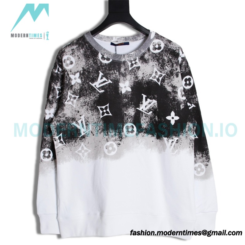 Louis Vuitton - 23FW Star Presbyterian Gradient Crewneck Hoodie Louis Vuitton - 23FW Star Presbyterian Gradient Crewneck Hoodie