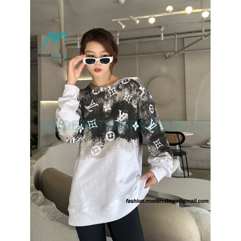 Louis Vuitton - 23FW Star Presbyterian Gradient Crewneck Hoodie Louis Vuitton - 23FW Star Presbyterian Gradient Crewneck Hoodie