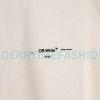 Off White - Monet Oil Painting Printed Crew-neck Hoodie Off White - Monet Oil Painting Printed Crew-neck Hoodie