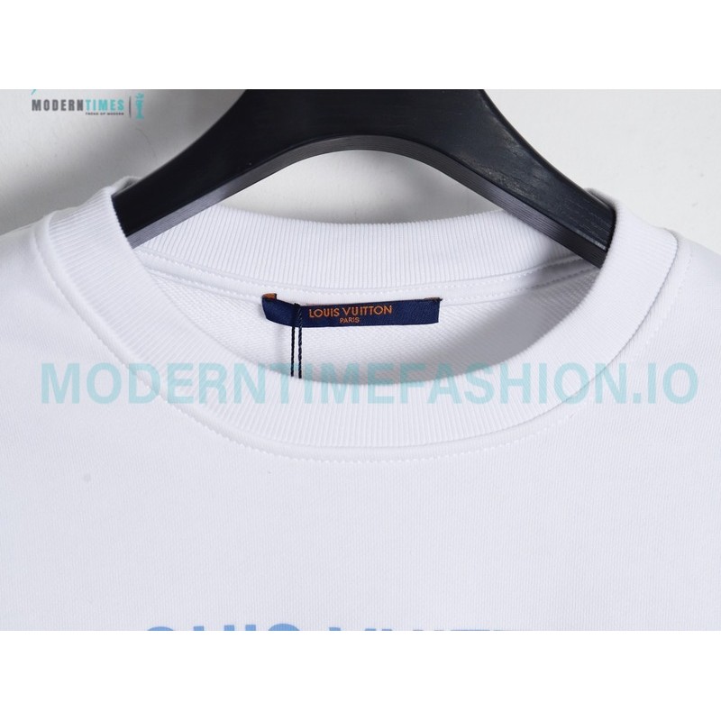 Louis Vuitton - 23Fw Splash Ink Full Star Gradient Logo Printed Round Neck Hoodie Louis Vuitton - 23Fw Splash Ink Full Star Gradient Logo Printed Round Neck Hoodie