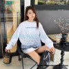 Louis Vuitton - 23Fw Splash Ink Full Star Gradient Logo Printed Round Neck Hoodie Louis Vuitton - 23Fw Splash Ink Full Star Gradient Logo Printed Round Neck Hoodie