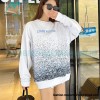 Louis Vuitton - 23Fw Splash Ink Full Star Gradient Logo Printed Round Neck Hoodie Louis Vuitton - 23Fw Splash Ink Full Star Gradient Logo Printed Round Neck Hoodie