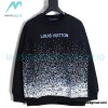 Louis Vuitton - 23Fw Splash Ink Full Star Gradient Logo Printed Round Neck Hoodie Louis Vuitton - 23Fw Splash Ink Full Star Gradient Logo Printed Round Neck Hoodie